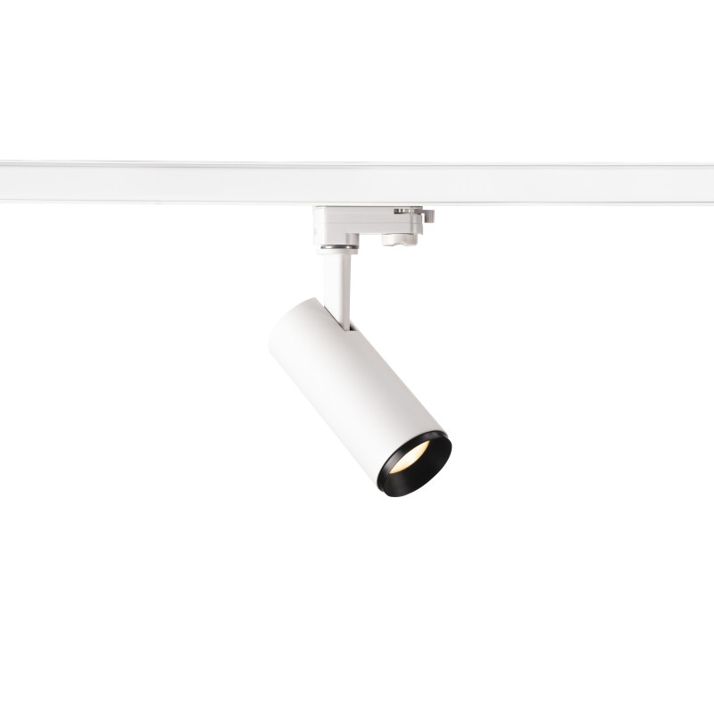 NUMINOS, spot pour rail 3 allumages, intérieur, 36°, blanc/noir, LED, 10,42W, 3000K, variable Triac
