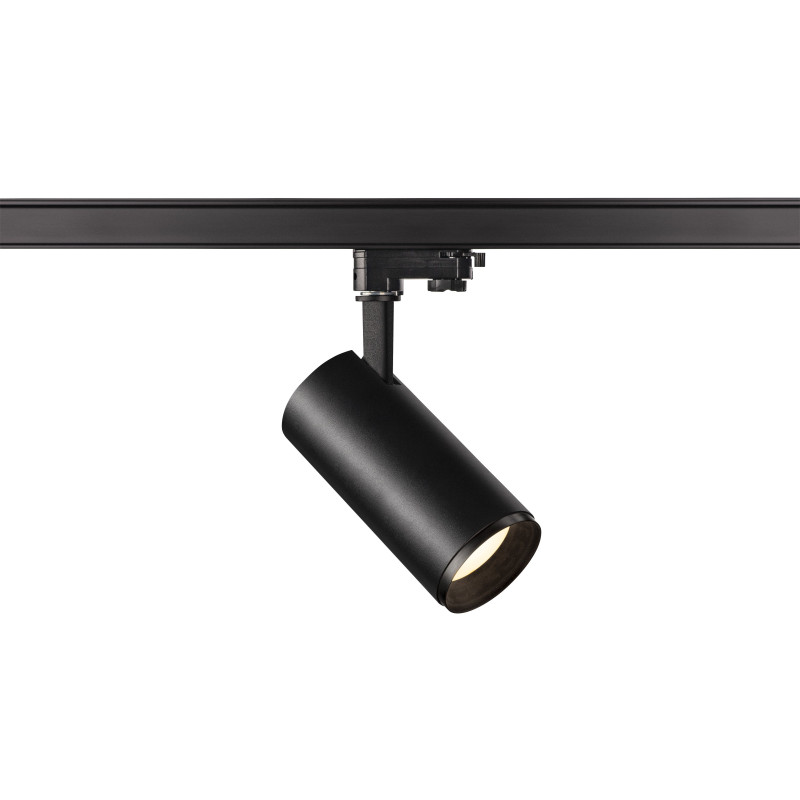 NUMINOS, spot pour rail 3 allumages, intérieur, 36°, noir, LED, 20,1W, 4000K, variable Triac