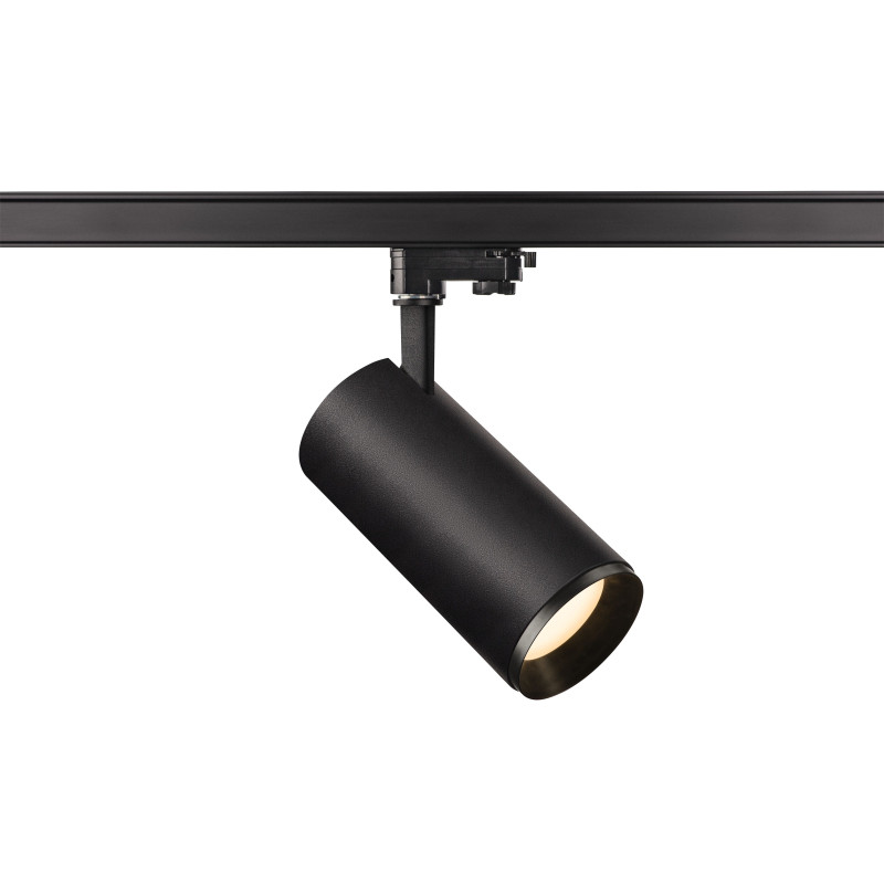 NUMINOS, spot pour rail 3 allumages, intérieur, 36°, noir, LED, 28W, 3000K, variable Triac
