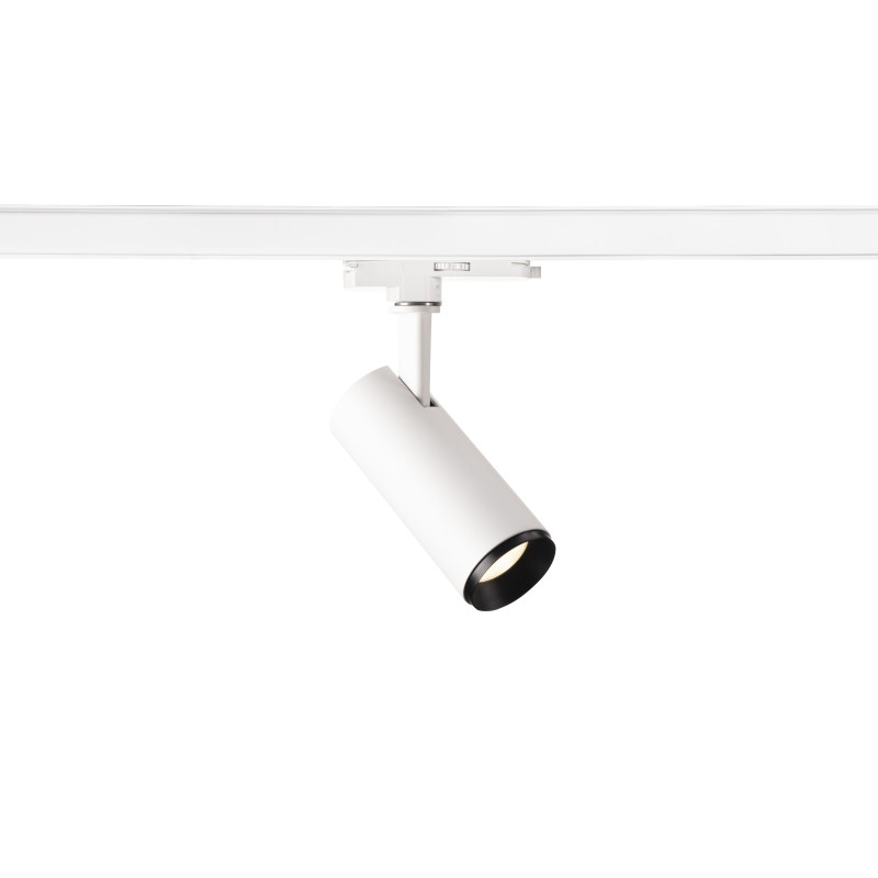NUMINOS, spot pour rail 3 allumages, intérieur, 60°, blanc/noir, LED, 10,42W, 4000K, variable Dali