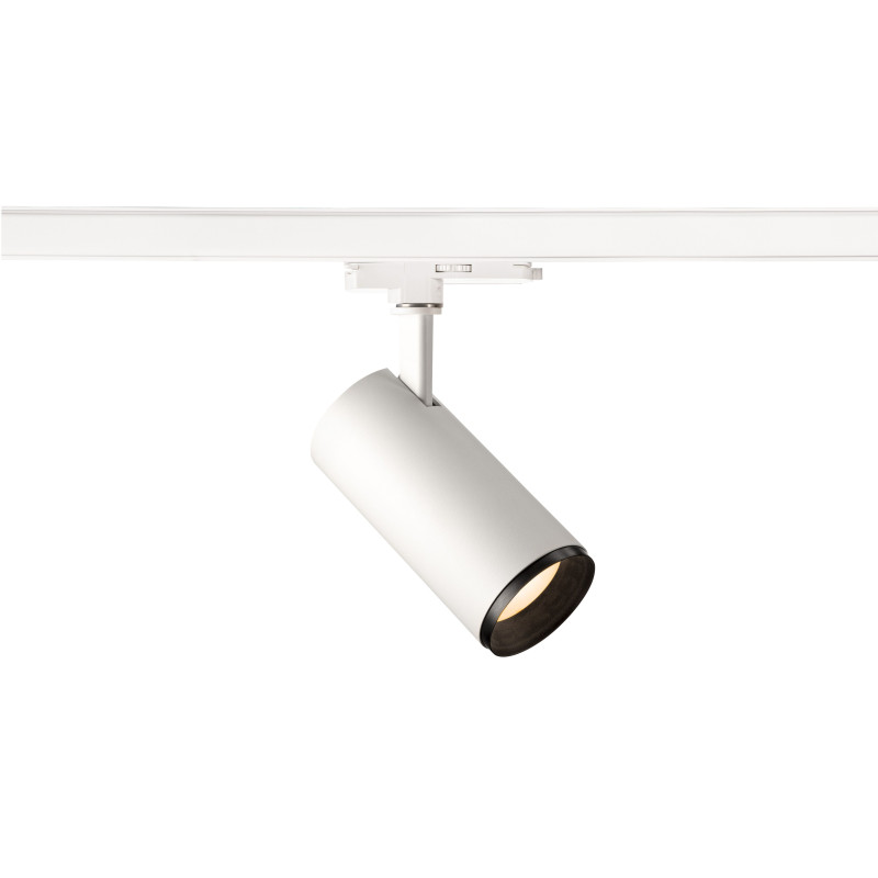 NUMINOS, spot pour rail 3 allumages, intérieur, 60°, blanc/noir, LED, 20,1W, 3000K, variable Dali