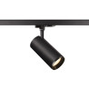 NUMINOS, spot pour rail 3 allumages, intérieur, 60°, noir, LED, 28W, 3000K, variable Dali