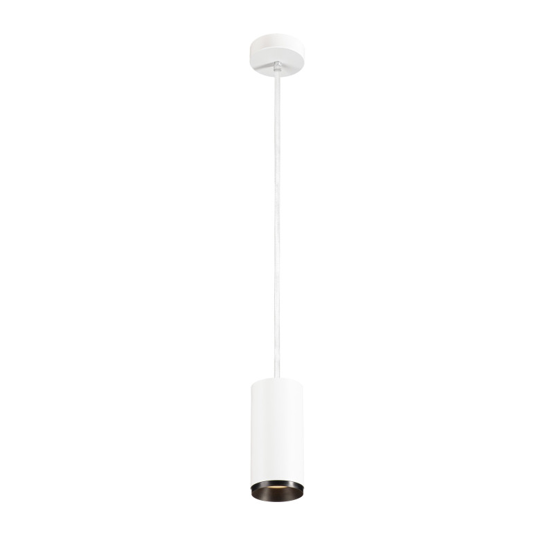 NUMINOS, suspension intérieure, 24°, blanc/noir, LED, 20,1W, 2700K, variable Dali