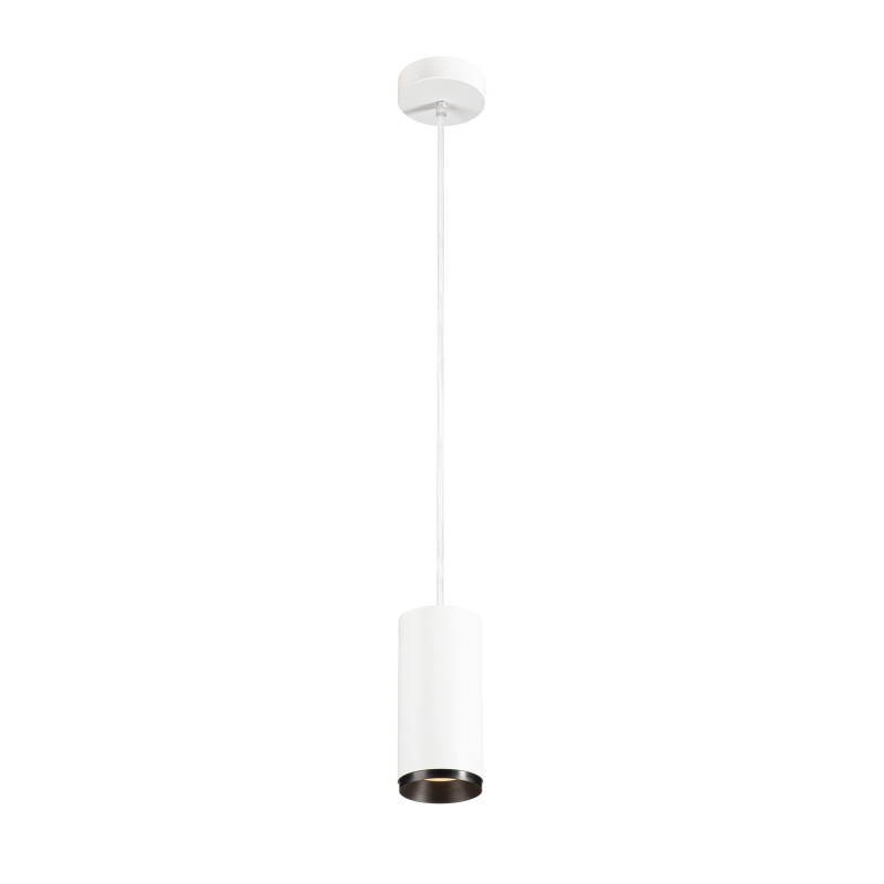 NUMINOS, suspension intérieure, 24°, blanc/noir, LED, 20,1W, 3000K, variable Triac