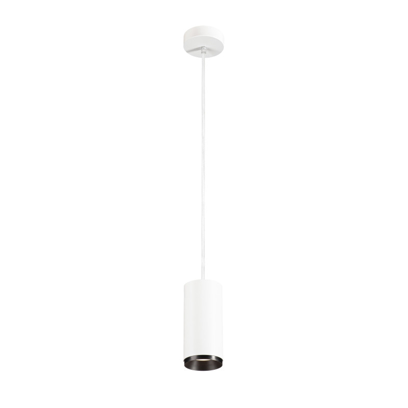 NUMINOS, suspension intérieure, 24°, blanc/noir, LED, 20,1W, 4000K, variable Triac
