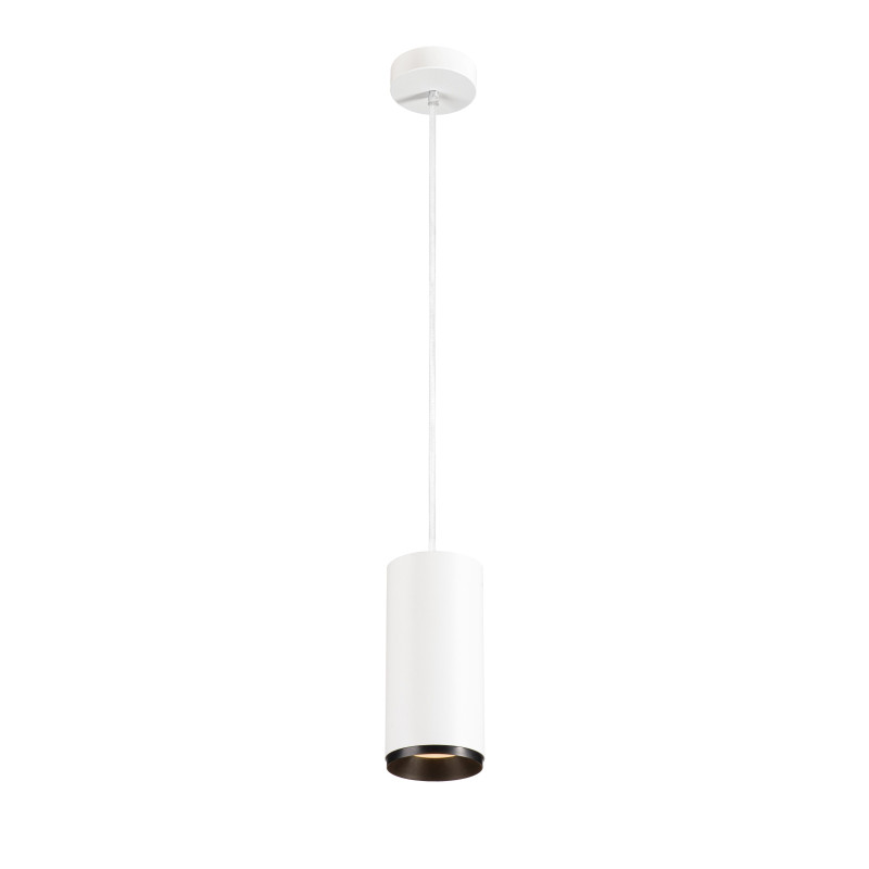 NUMINOS, suspension intérieure, 24°, blanc/noir, LED, 28W, 2700K, variable Triac