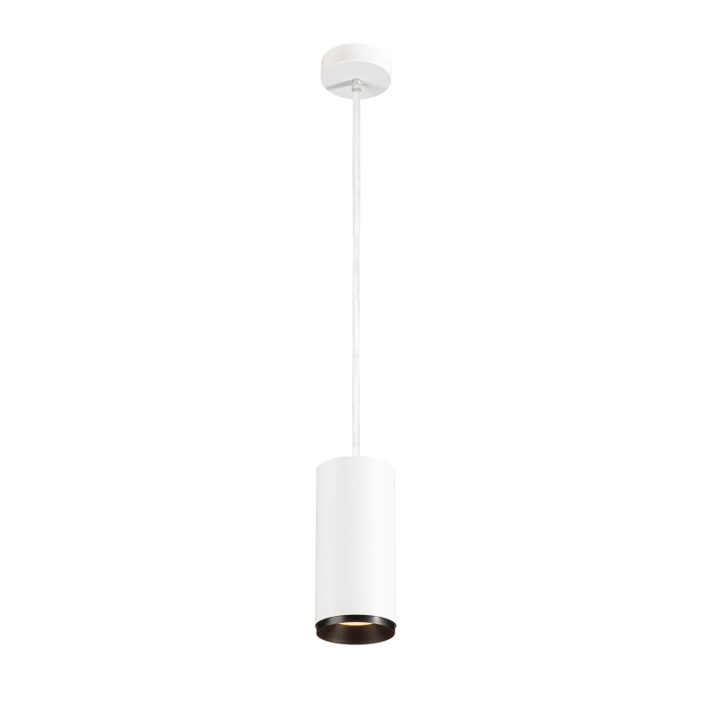 NUMINOS, suspension intérieure, 24°, blanc/noir, LED, 28W, 3000K, variable Dali