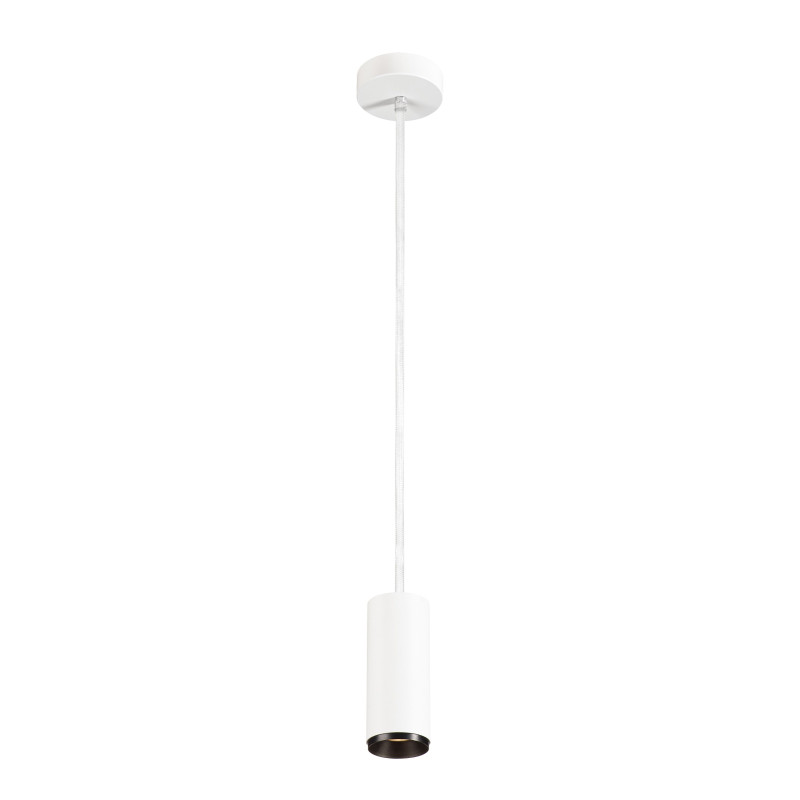 NUMINOS, suspension intérieure, 45°, blanc/noir, LED, 10,42W, 3000K, variable Dali