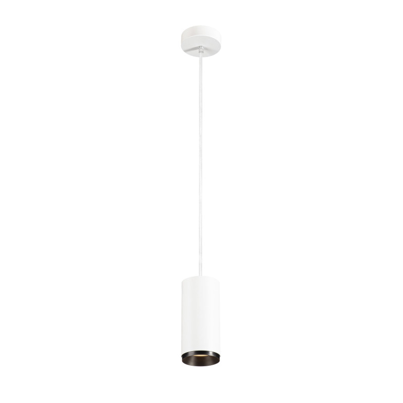 NUMINOS, suspension intérieure, 60°, blanc/noir, LED, 20,1W, 2700K, variable Triac