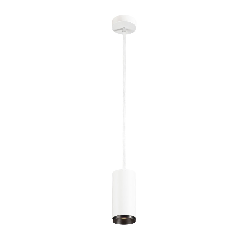 NUMINOS, suspension intérieure, 60°, blanc/noir, LED, 20,1W, 4000K, variable Dali