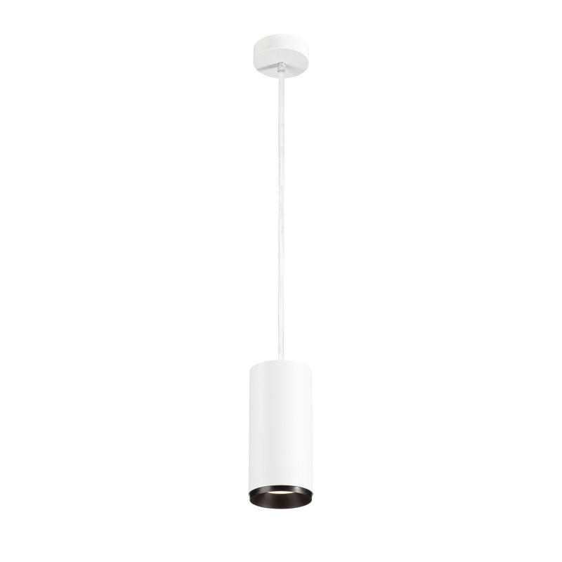 NUMINOS, suspension intérieure, 60°, blanc/noir, LED, 28W, 4000K, variable Dali