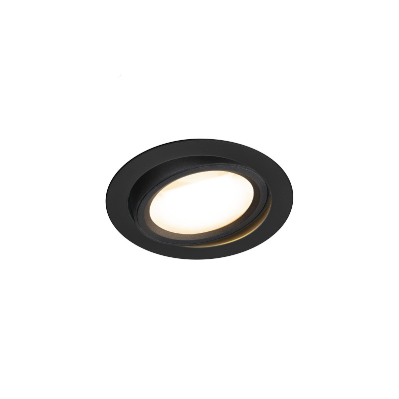 OCULUS, encastré de plafond intérieur, noir, LED, 10,5W, 2000-3000K, Dim to warm