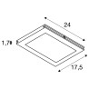 PLYTTA, spot pour câble tendu T.B.T. TENSEO, intérieur, blanc, LED, 9W, 2700K