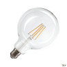Source LED G125, E27, transparent, 7,5W, 2700K, variable