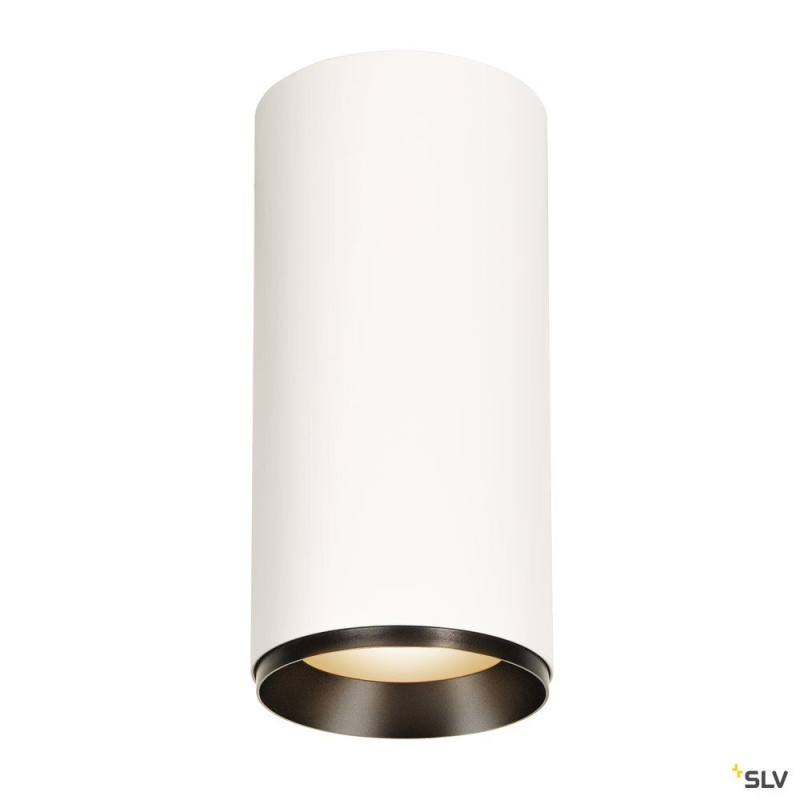 NUMINOS® XL, plafonnier int, 24°, blanc/noir, LED, 36W, 3000K, variable Dali