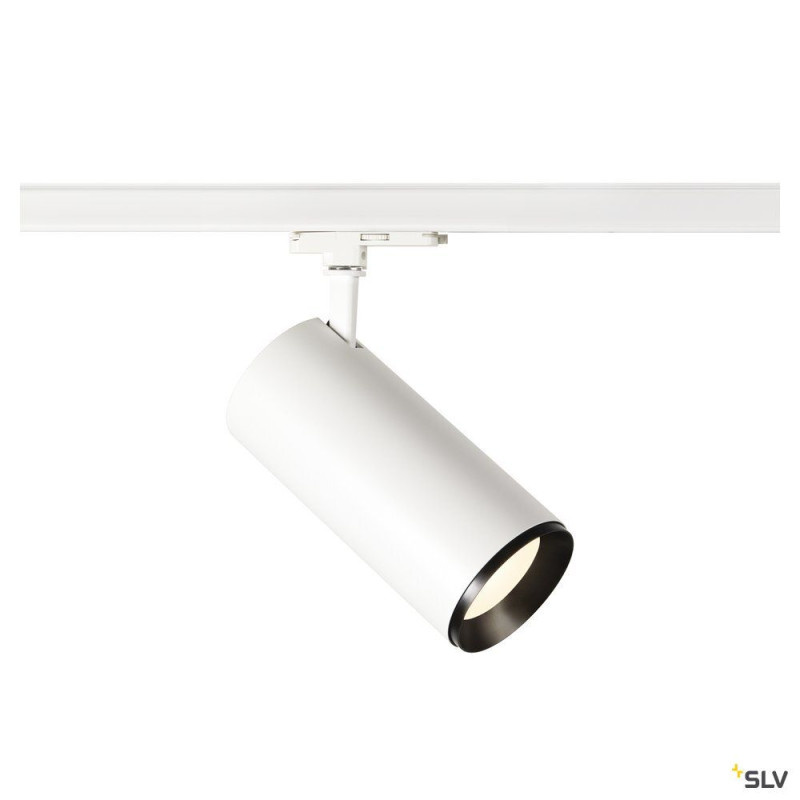 NUMINOS® XL, spot rail 3 all int, 36°, blanc/noir, LED 36W, 4000K, variable Dali