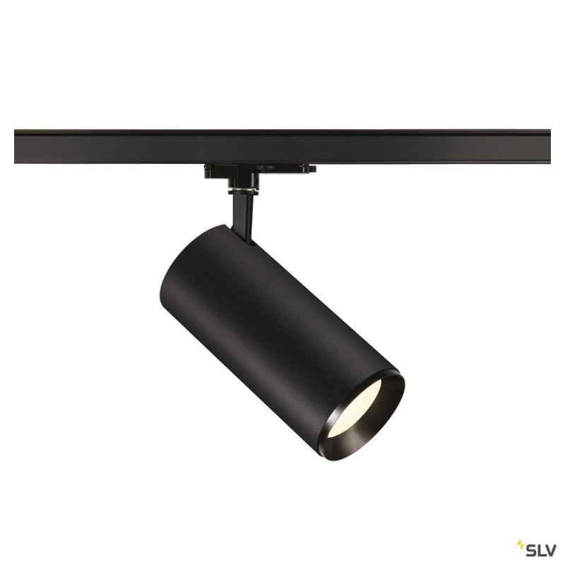 NUMINOS® XL, spot rail 3 all int, 24°, noir, LED, 36W, 4000K, variable Dali