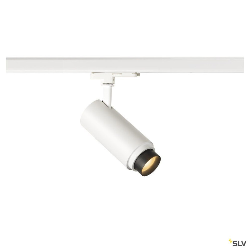 NUMINOS® ZOOM M, spot rail 3 all int, 15°, noir, LED, 20W, 2700K, variable Dali