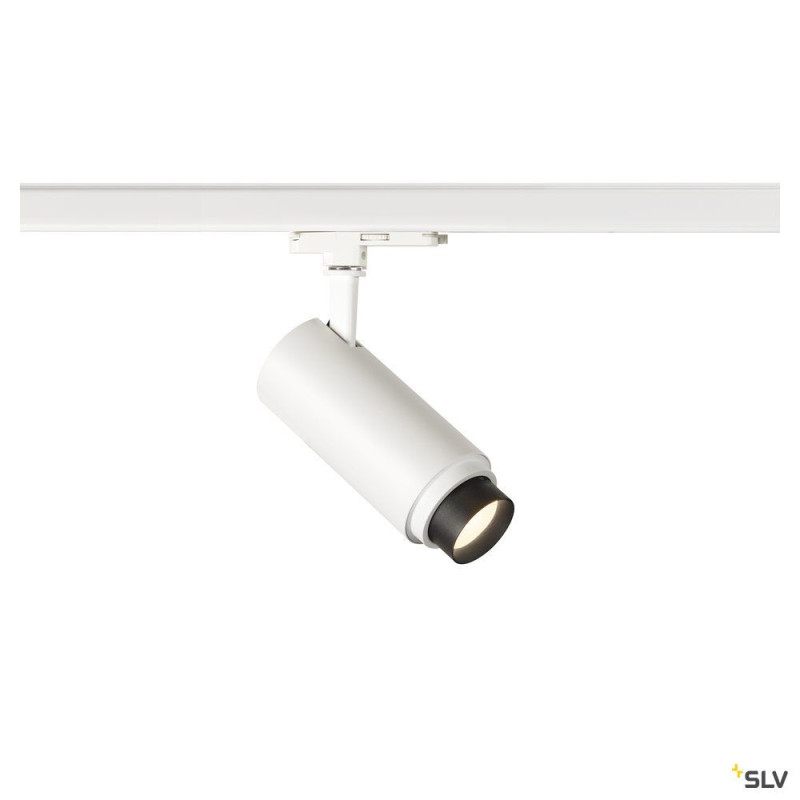 NUMINOS® ZOOM M, spot rail 3 all int, 15°, noir, LED, 20W, 4000K, variable Dali