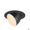 NUMINOS® GIMBLE L, encastré de plafond int, 55°, noir/blanc, LED, 25,4W, 2700K