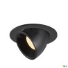 NUMINOS® GIMBLE L, encastré de plafond intérieur, 55°, noir, LED, 25,4W, 3000K