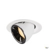 NUMINOS® GIMBLE M, encastré de plafond int, 40°, blanc/chrome, LED, 17,5W, 2700K