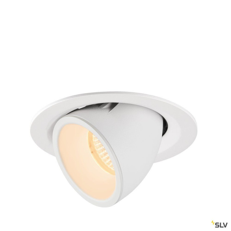 NUMINOS® GIMBLE M, encastré de plafond intérieur, 20°, blanc, LED, 17,5W, 2700K