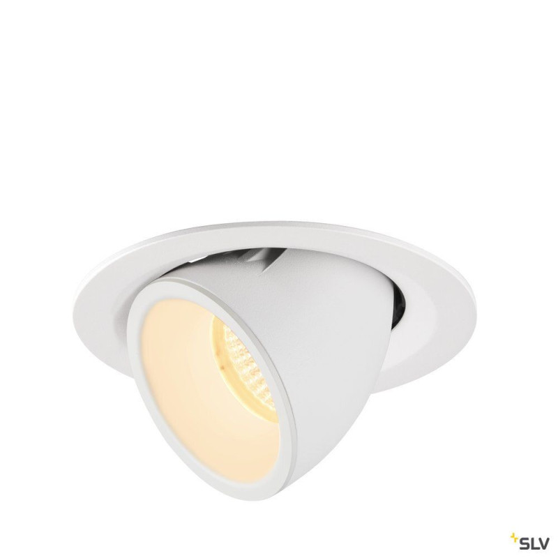 NUMINOS® GIMBLE M, encastré de plafond intérieur, 40°, blanc, LED, 17,5W, 3000K