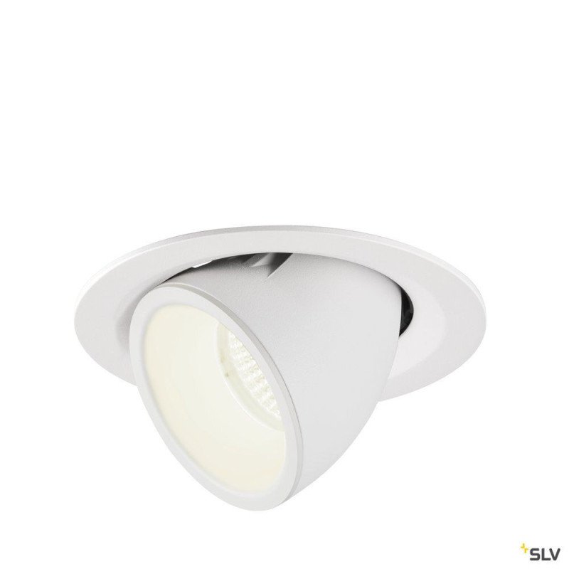 NUMINOS® GIMBLE M, encastré de plafond intérieur, 40°, blanc, LED, 17,5W, 4000K