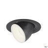 NUMINOS® GIMBLE M, encastré de plafond int, 55°, noir/blanc, LED, 17,5W, 4000K