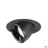 NUMINOS® GIMBLE M, encastré de plafond int, 40°, noir/chrome, LED, 17,5W, 4000K