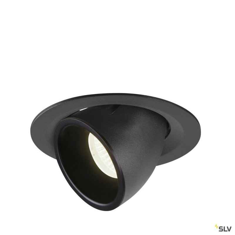 NUMINOS® GIMBLE M, encastré de plafond intérieur, 55°, noir, LED, 17,5W, 4000K