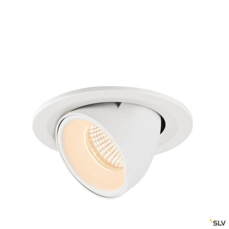 NUMINOS® GIMBLE S, encastré de plafond intérieur, 40°, blanc, LED, 8,6W, 2700K