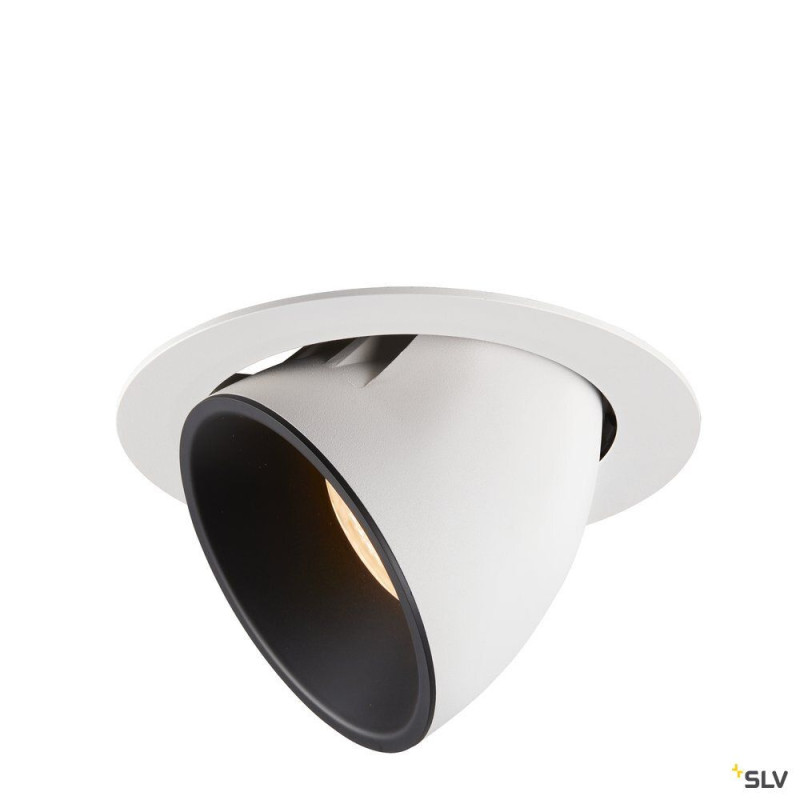 NUMINOS® GIMBLE XL, encastré de plafond int, 20°, blanc/noir, LED, 37,4W, 2700K