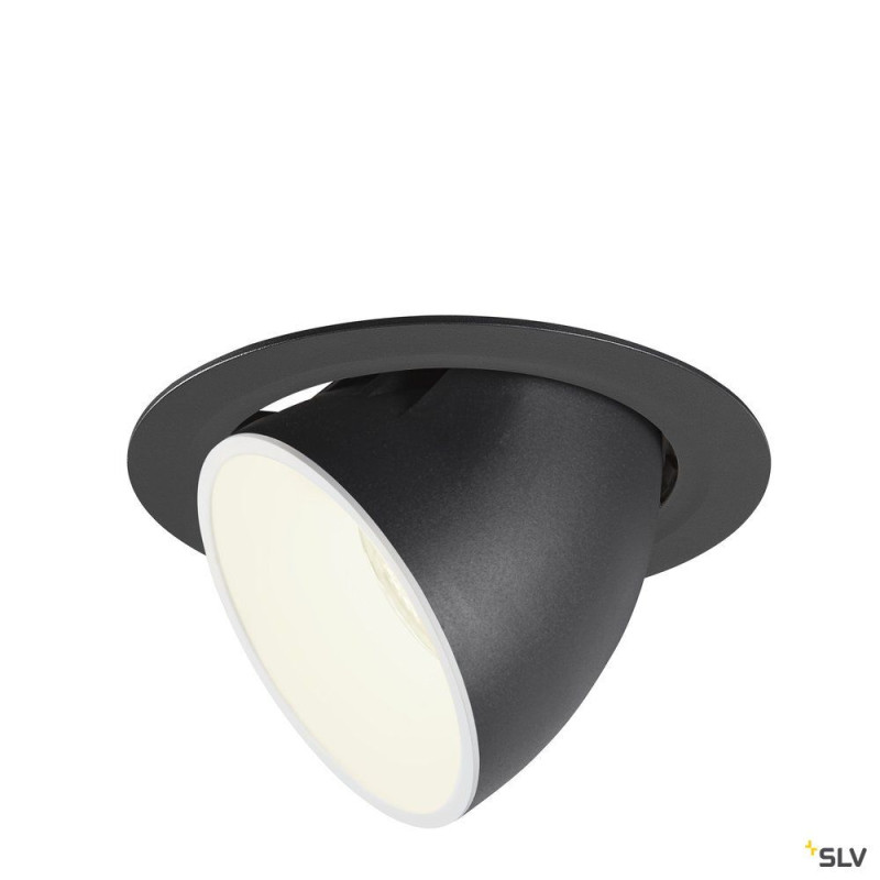 NUMINOS® GIMBLE XL, encastré de plafond int, 40°, noir/blanc, LED, 37,4W, 4000K