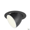 NUMINOS® GIMBLE XL, encastré de plafond int, 40°, noir/blanc, LED, 37,4W, 4000K