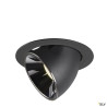 NUMINOS® GIMBLE XL, encastré de plafond int, 20°, noir/chrome, LED, 37,4W, 4000K