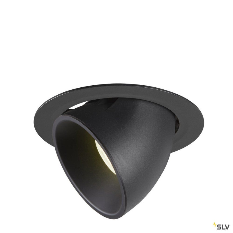 NUMINOS® GIMBLE XL, encastré de plafond intérieur, 55°, noir, LED, 37,4W, 4000K