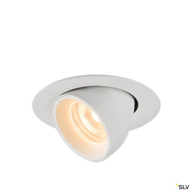 NUMINOS® GIMBLE XS, encastré de plafond intérieur, 20°, blanc, LED, 7W, 2700K