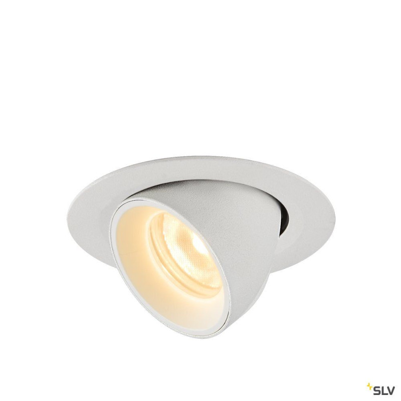 NUMINOS® GIMBLE XS, encastré de plafond intérieur, 20°, blanc, LED, 7W, 3000K