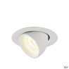 NUMINOS® GIMBLE XS, encastré de plafond intérieur, 55°, blanc, LED, 7W, 4000K