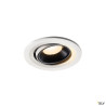 NUMINOS® MOVE S, encastré plafond orientable, 40°, blanc/noir, LED, 8,6W, 3000K