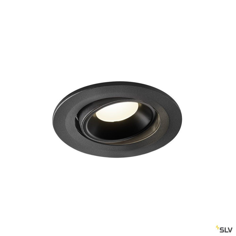 NUMINOS® MOVE S, encastré plafond orientable, 40°, noir, LED, 8,6W, 4000K