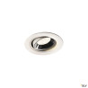 NUMINOS® MOVE XS, encastré plafond orientable, 20°, blanc/chrome, LED, 7W, 4000K