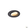 NUMINOS® MOVE XS, encastré plafond orientable, 20°, noir/blanc, LED, 7W, 2700K