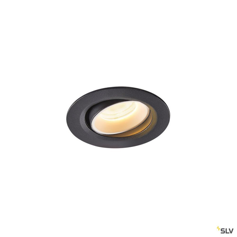 NUMINOS® MOVE XS, encastré plafond orientable, 40°, noir/blanc, LED, 7W, 2700K