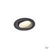 NUMINOS® MOVE XS, encastré plafond orientable, 55°, noir/blanc, LED, 7W, 4000K