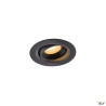 NUMINOS® MOVE XS, encastré plafond orientable, 20°, noir, LED, 7W, 2700K