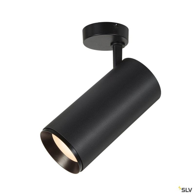NUMINOS® XL, plafonnier orientable, 24°, noir, LED, 36W, 3000K, variable Dali