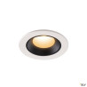 NUMINOS® XS, encastré de plafond int, 20°, blanc/noir, LED, 7W, 2700K, IP20/IP44
